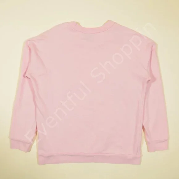 Stussy Sweatshirt Womens XS Pink Logo Crewneck Skater Pullover - Picture 3 of 7